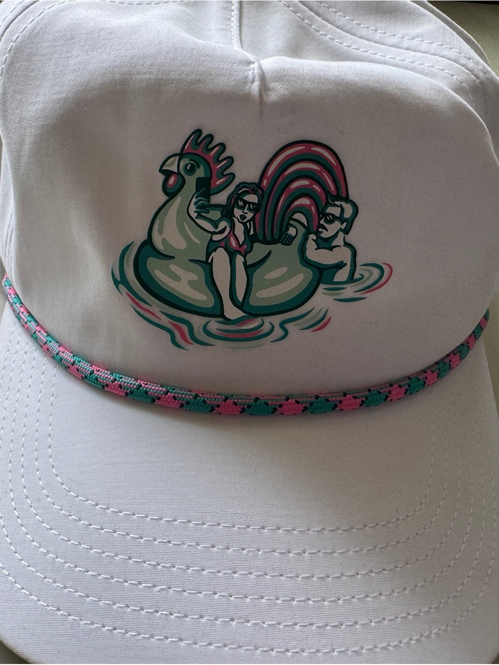 Waggle Pontoon Party Rope Golf Hat
